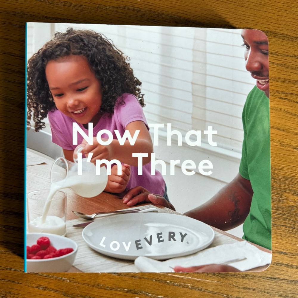 Lovevery Now that I’m Three Board Book - NEW!
